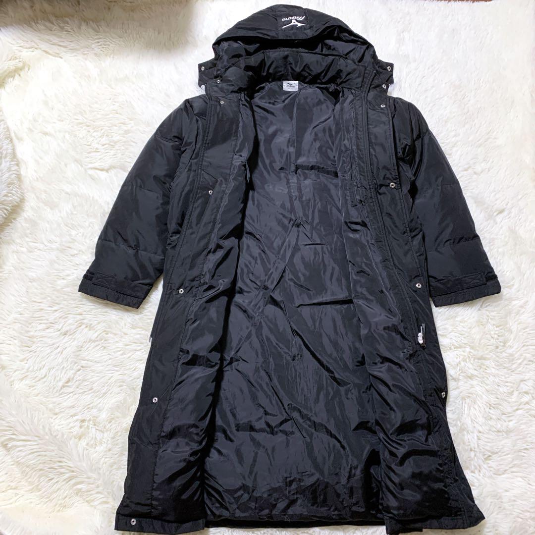 【最終価格】★mizuno ミズノ ダウン ベンチコート ブラック2XL