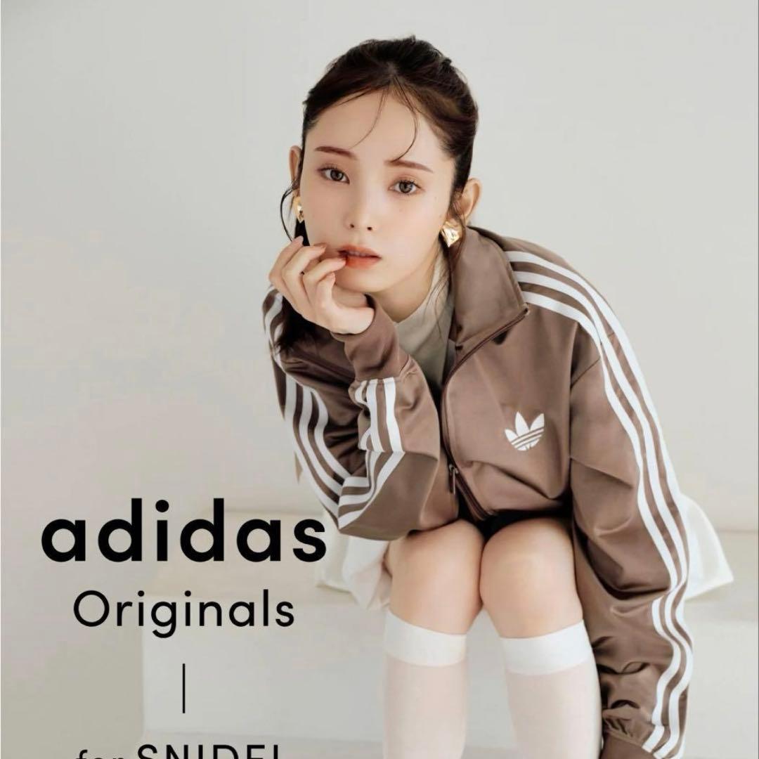 新品M】スナイデル×アディダス コラボ　トラックジャケットトップ 茶モカブラウン