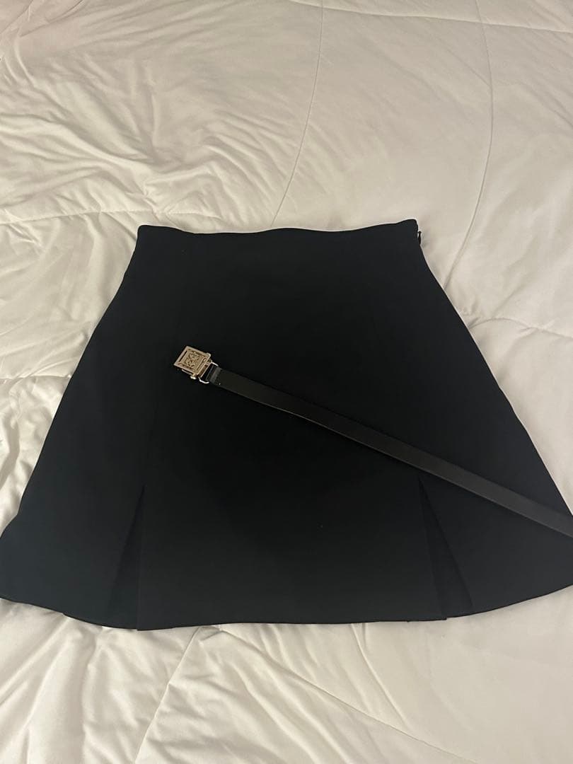 【新品未使用】スナイデル　ベルト付きボックスミニスカショ 1
