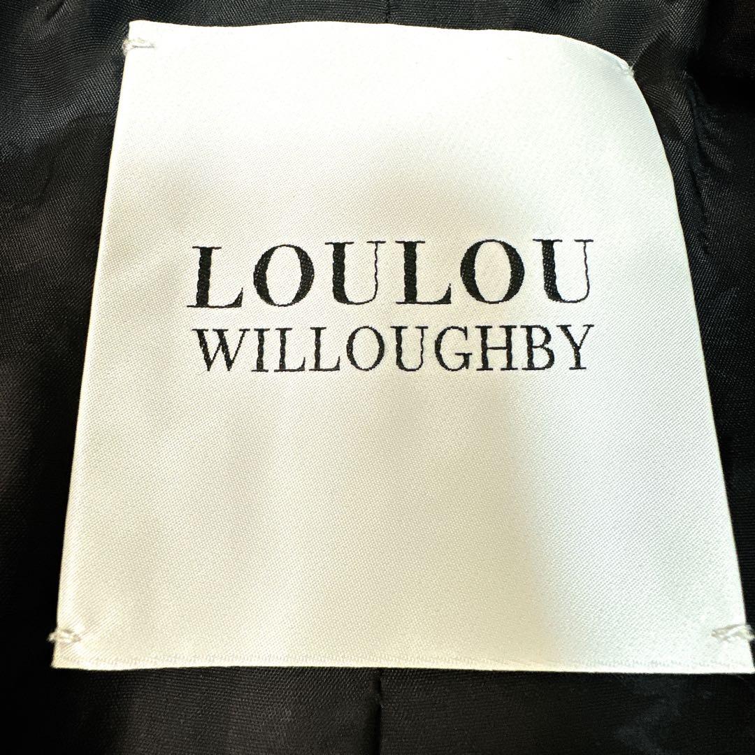 新品未使用タグ付 ルルウィルビー ダブルクロスショートジャケット パール調ボタン