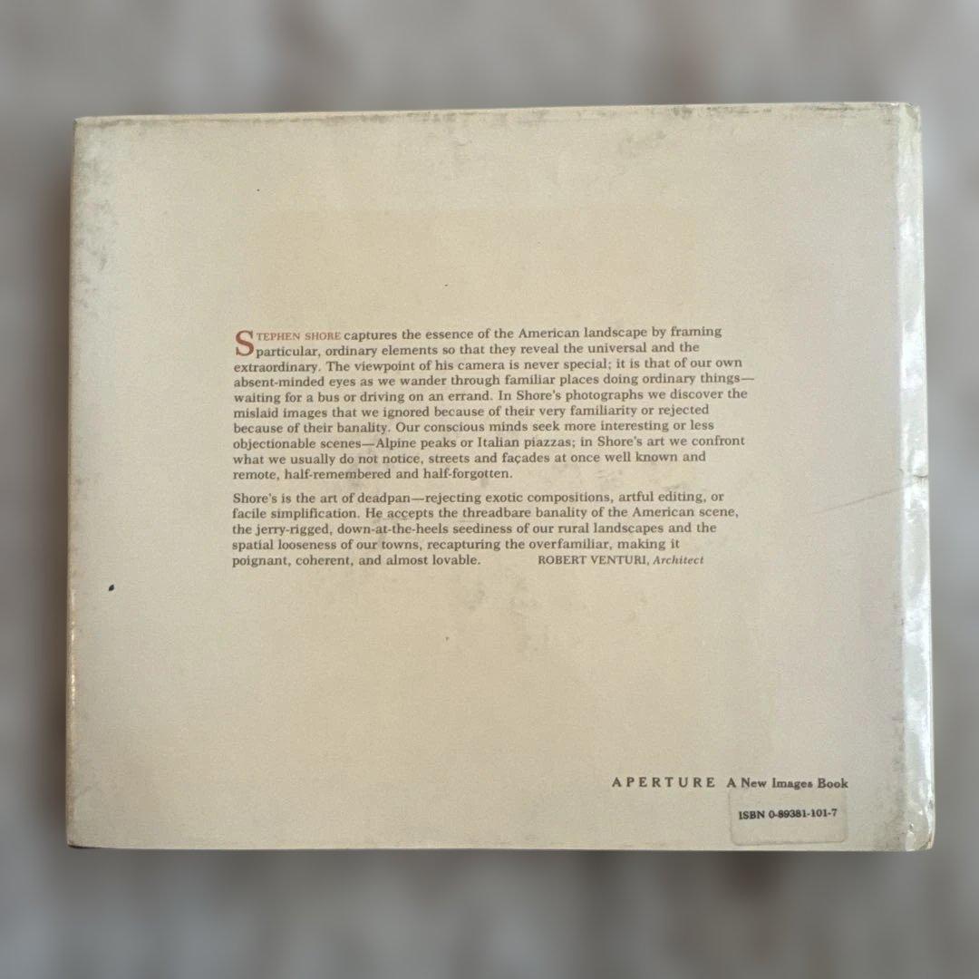 アート・デザイン・音楽 UNCOMMON PLACES Stephen Shore