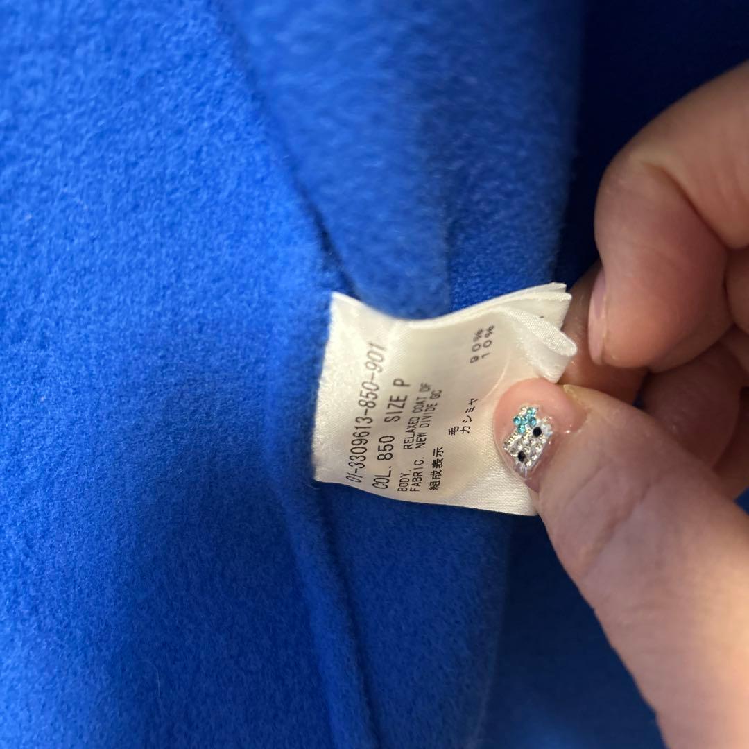 ☆お値下げしました☆Theory 青 チェスターコート Pサイズ