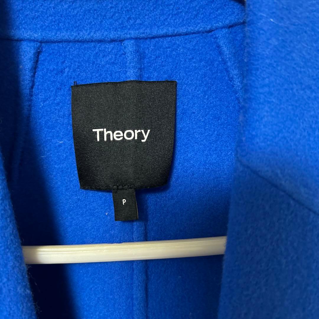 ☆お値下げしました☆Theory 青 チェスターコート Pサイズ