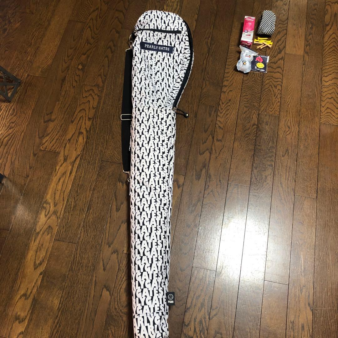 ゆこさま　専用PEARLY GATES キャディバッグ ロゴプリント