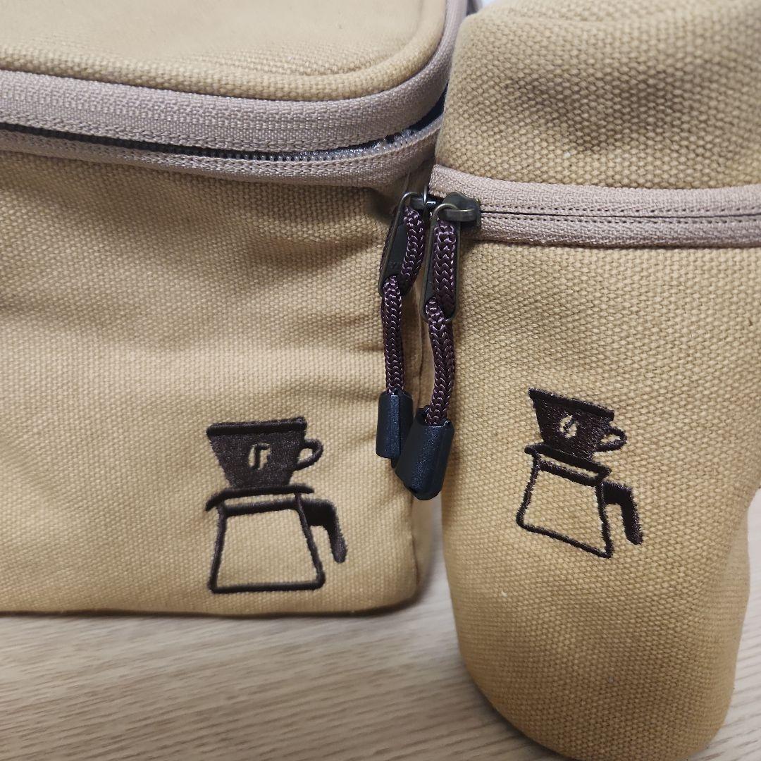 未使用 ハイマウント コーヒーミル セット　ポット　収納ケース　コンテナポーチ