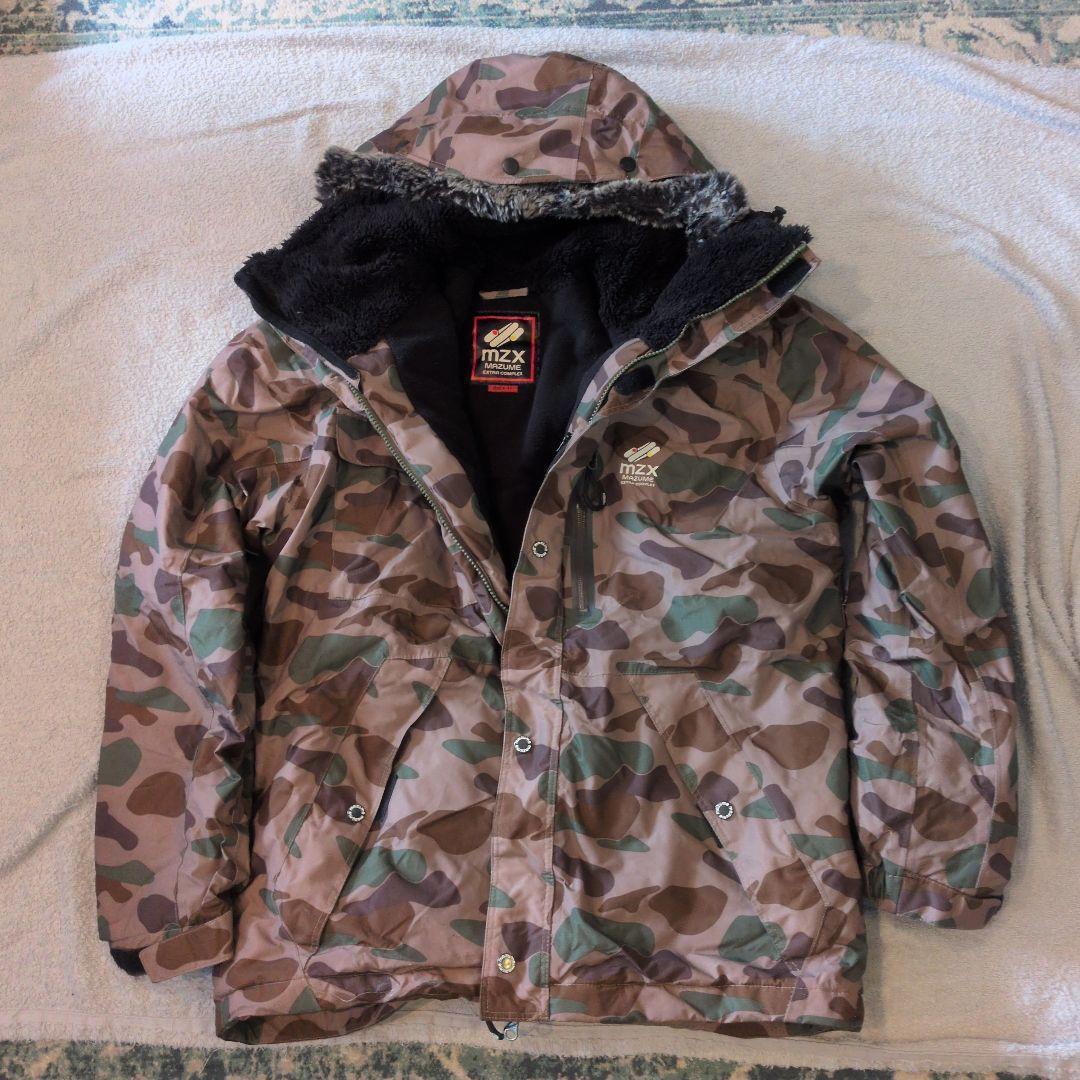 MAZUME防寒着上下　迷彩柄