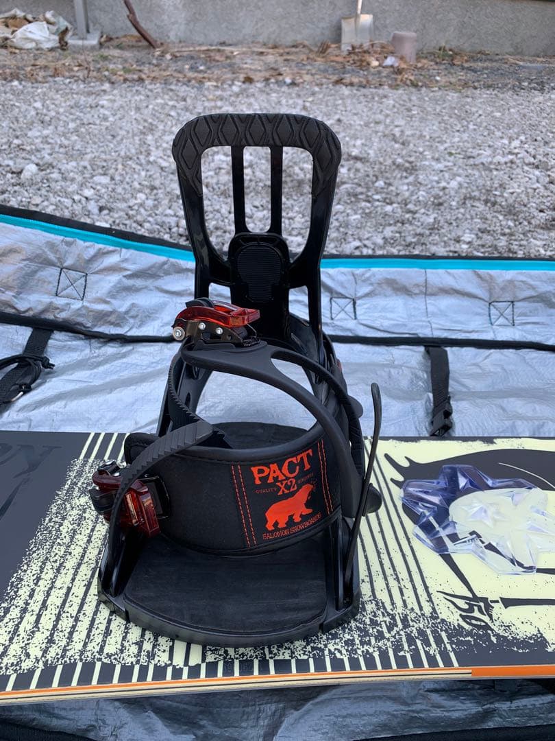 SALOMON スノーボード バインディング ブーツ　バック　4点セット