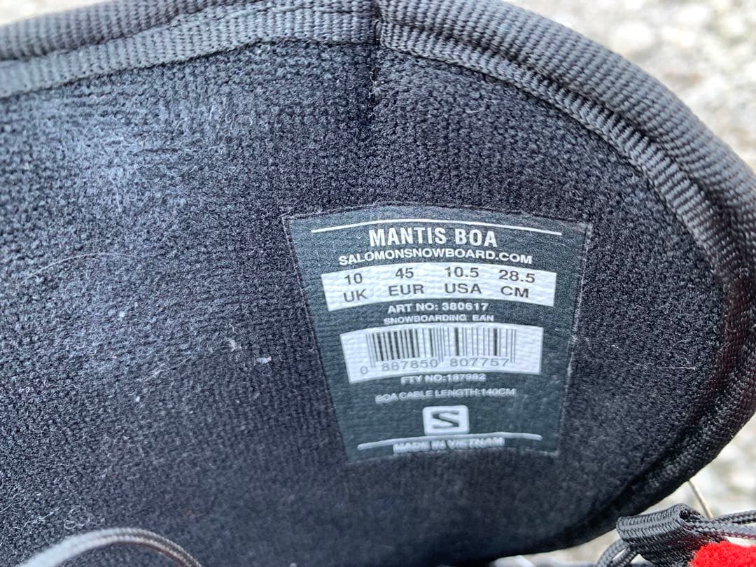 SALOMON スノーボード バインディング ブーツ　バック　4点セット