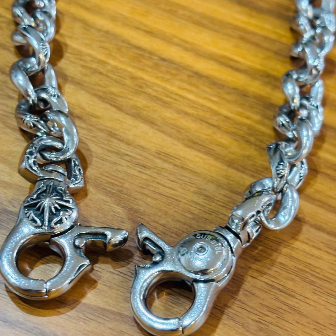 SAAD ウォレットチェーン　SUS 316L 財布チェーン　太陽神