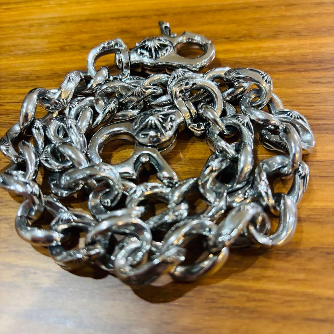 SAAD ウォレットチェーン　SUS 316L 財布チェーン　太陽神