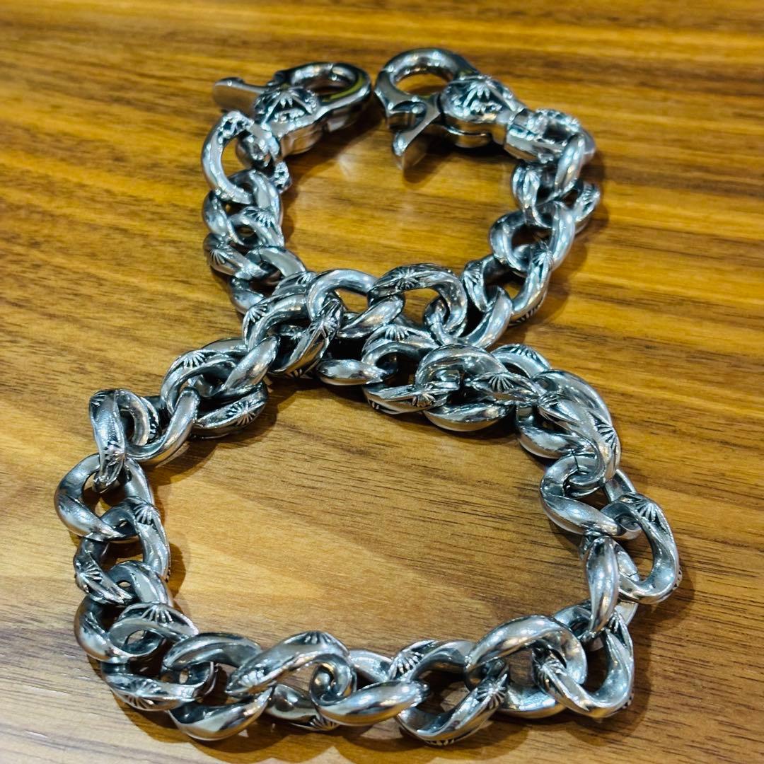 SAAD ウォレットチェーン　SUS 316L 財布チェーン　太陽神