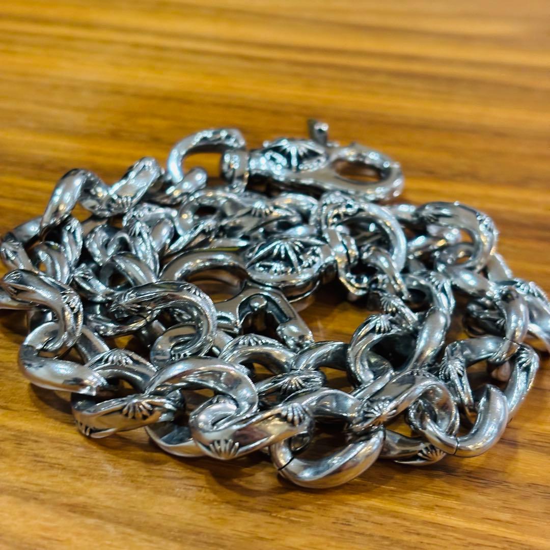 SAAD ウォレットチェーン　SUS 316L 財布チェーン　太陽神