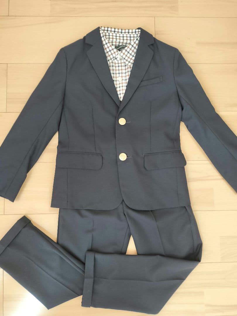 グリーンレーベル 卒園 入学 フォーマルスーツ 男の子 130 長ズボン