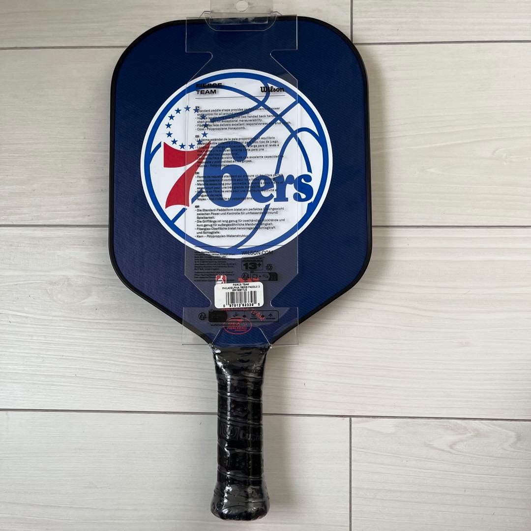 【新品】Wilson 76ers ピックルボールパドル　13mm