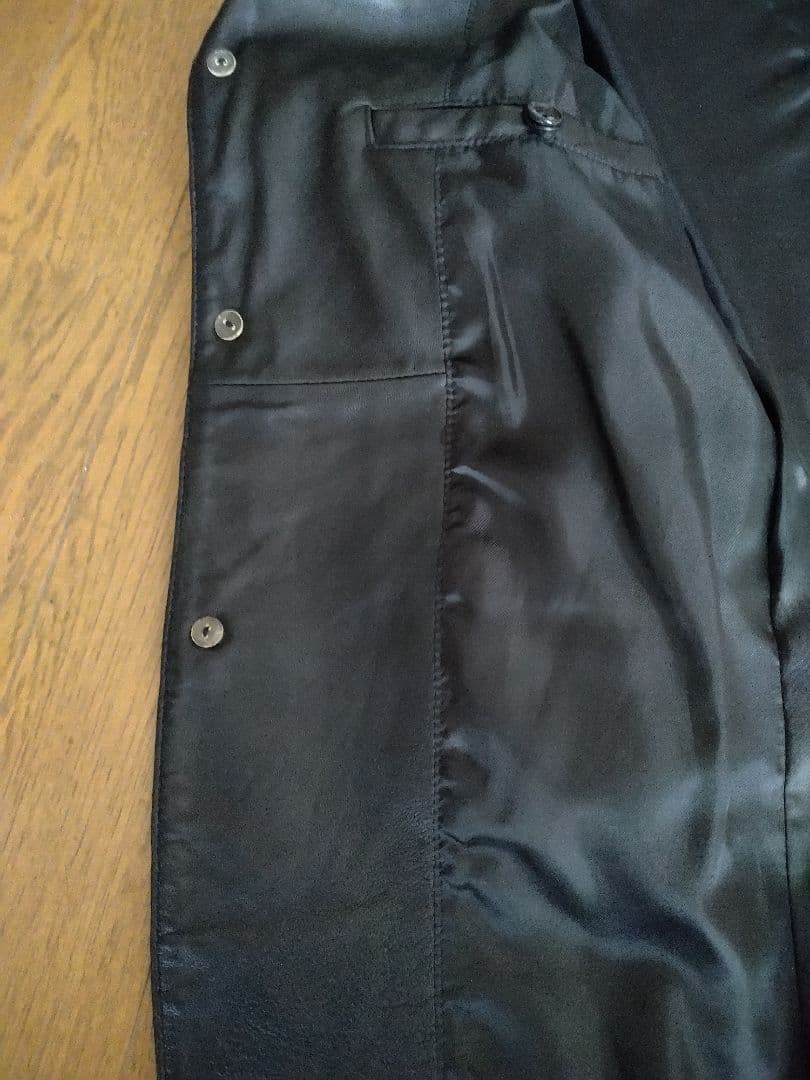 MEN'S BIGI レザーテーラードジャケット