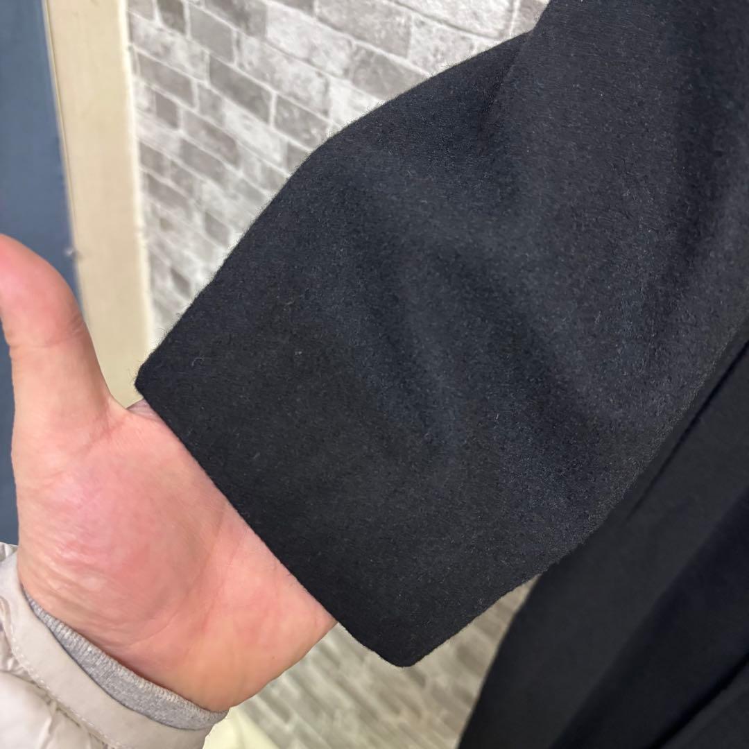 希少　COMME des GARCONS ブラック ウールピーコート　美品