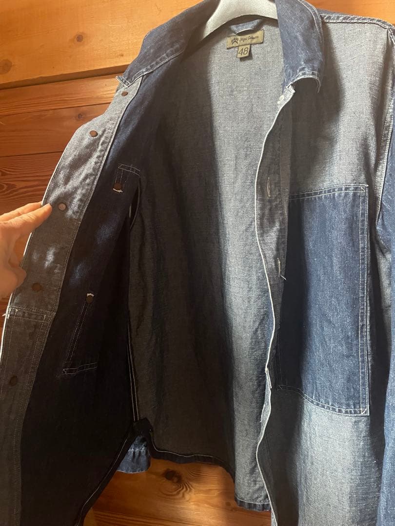 Nigel Cabourn フレンチワークジャケット　デニムカバーオール 48