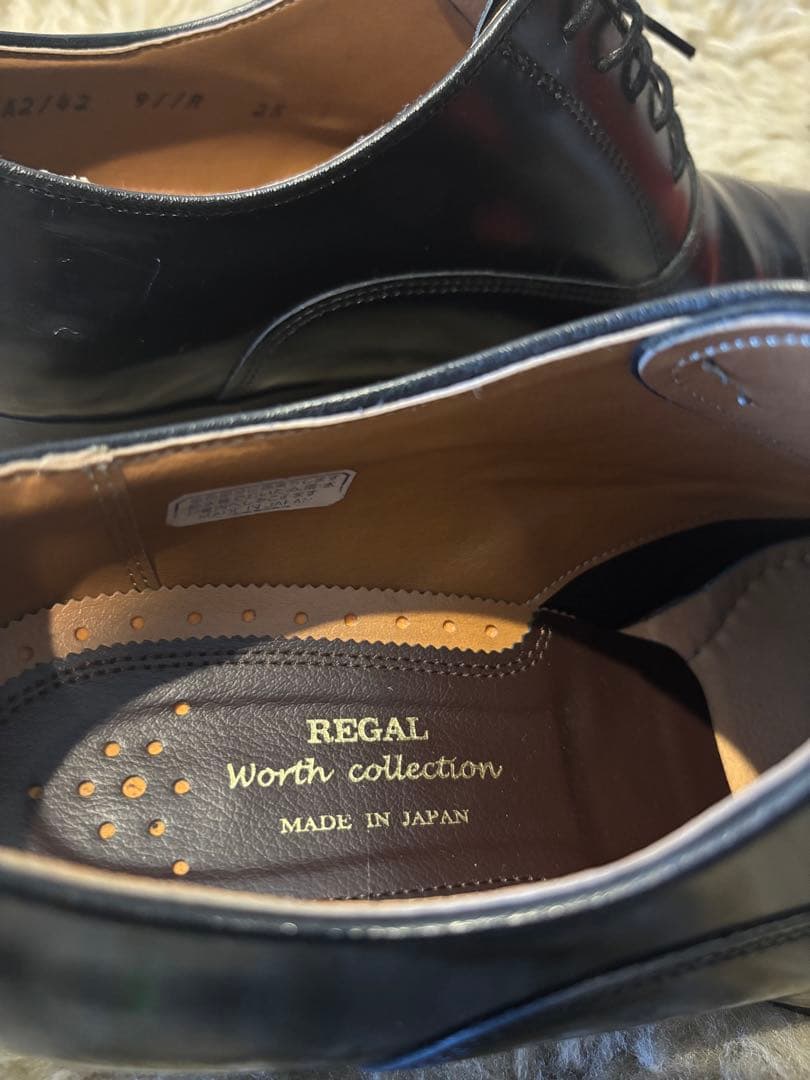 REGAL Worth collection ブラックドレスシューズ