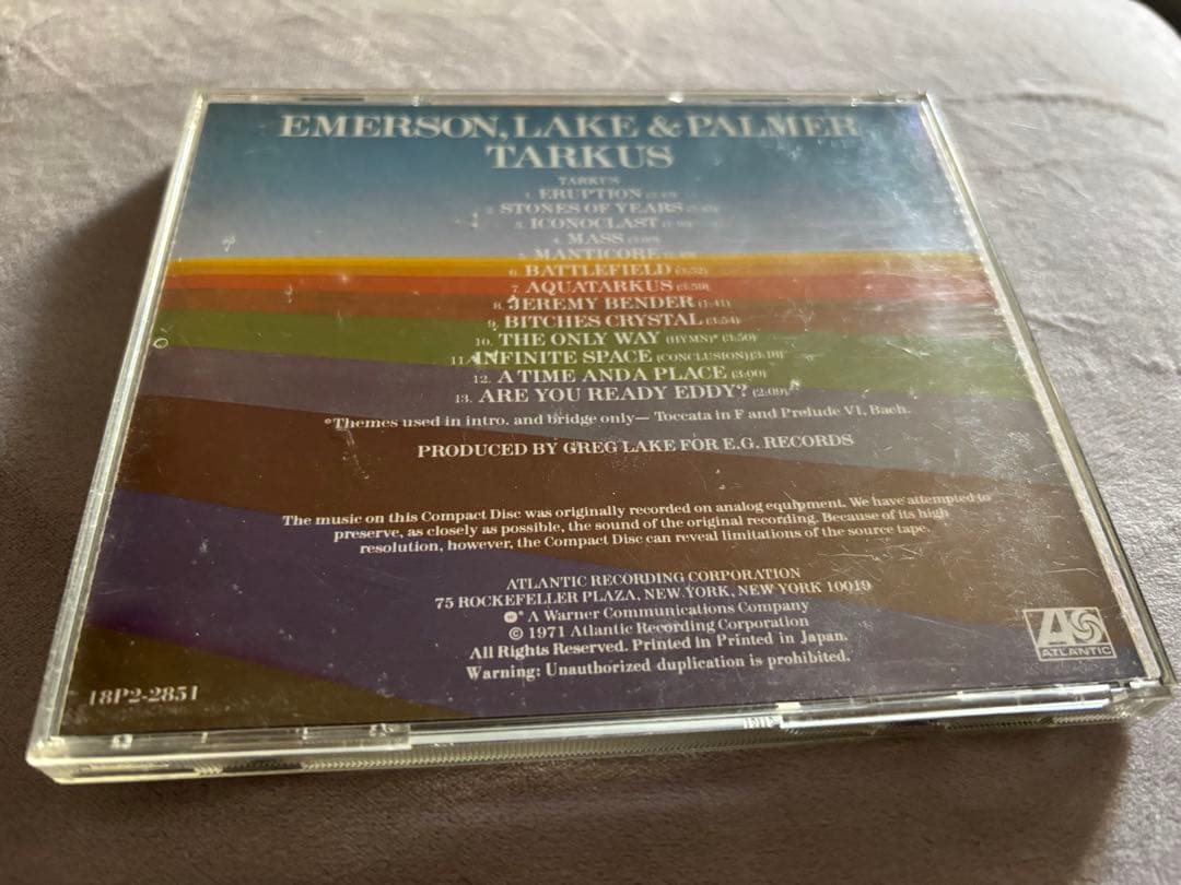 サインエマーソン・レイク&パーマー Emerson, Lake & Palmer