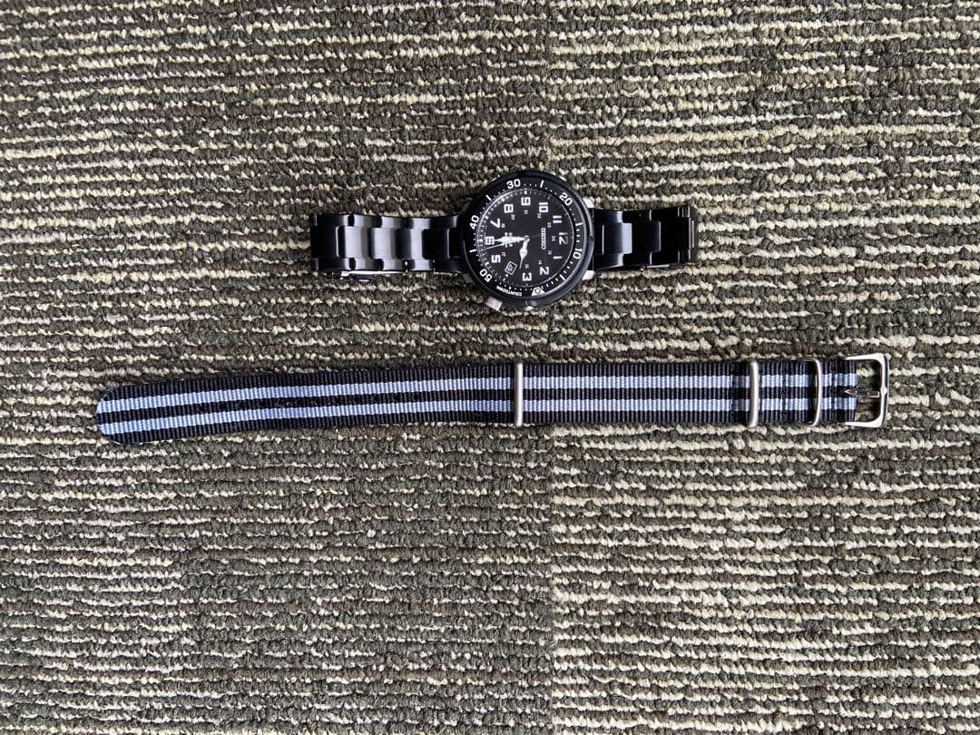 SEIKOプロスペックス ソーラー ダイバー　V157 ブラック 腕時計