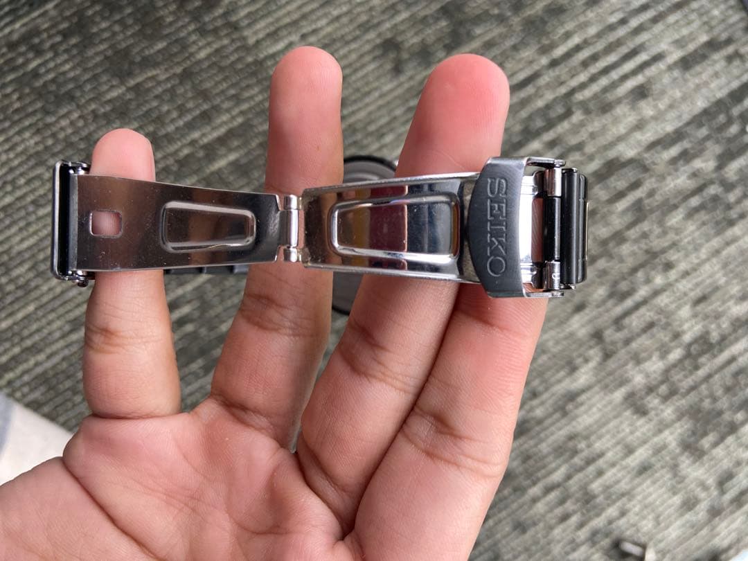 SEIKOプロスペックス ソーラー ダイバー　V157 ブラック 腕時計