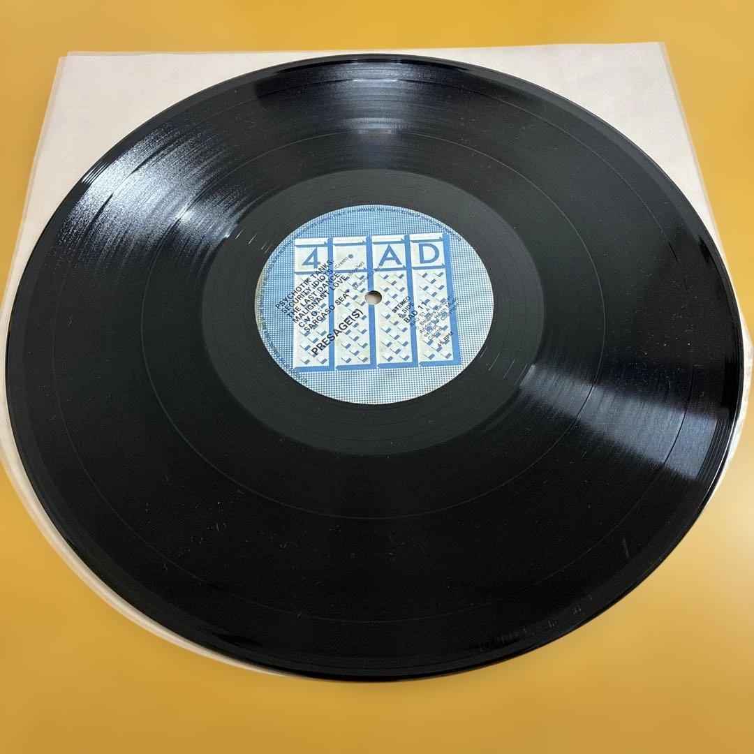 PRESAGE(S) 4AD V.A. 輸入12inchレコード　1980年