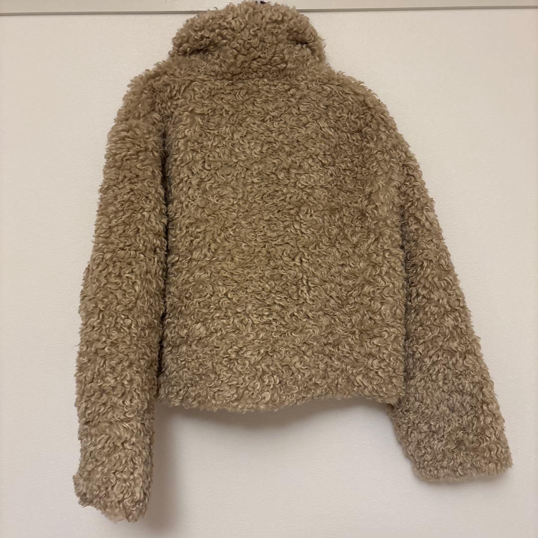 ZARA 新品　トグルボタン フェイクファージャケット　XL