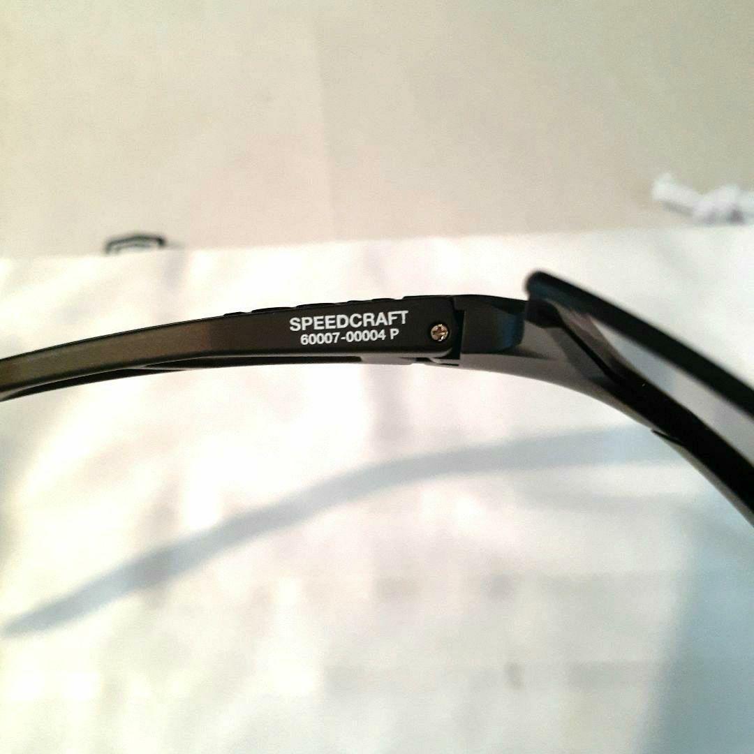 100% SPEEDCRAFT ブラック ブルー ワンハンドレッド サングラス