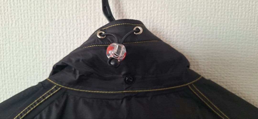 イエローコーン　バイク用雨具 レインウェア上下セット　袋付