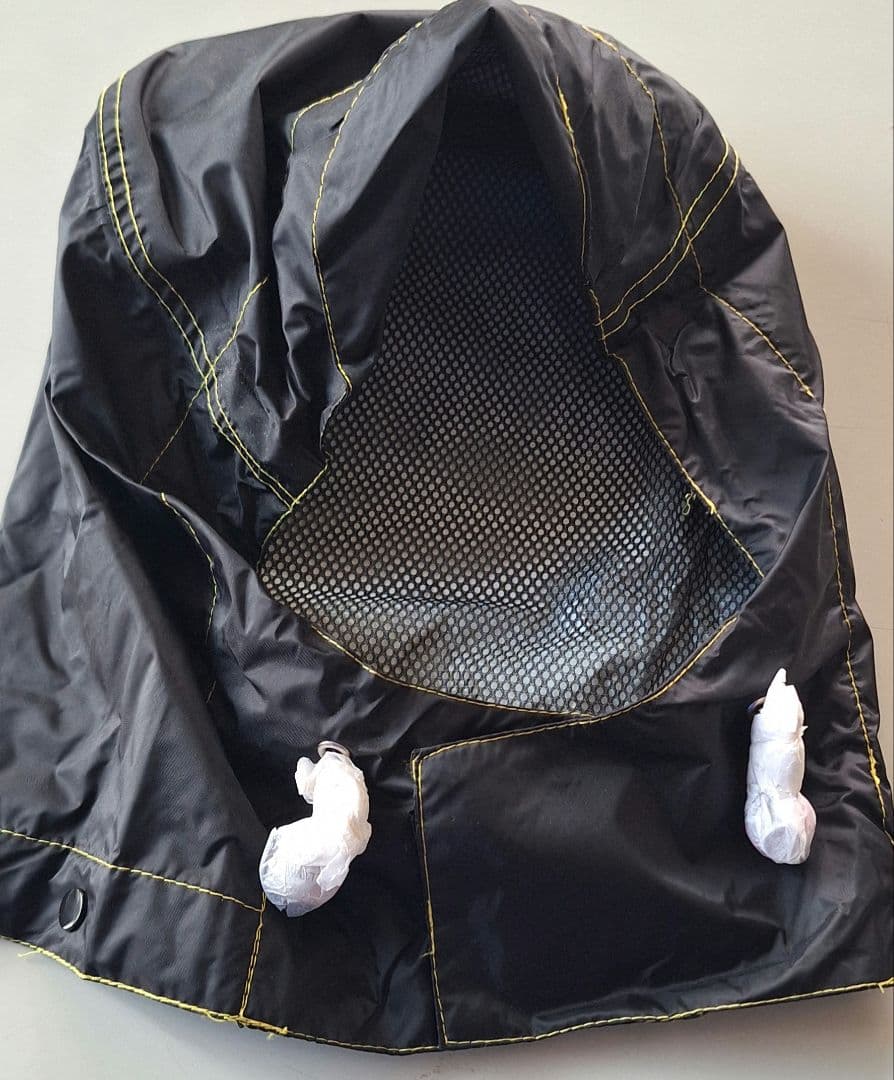 イエローコーン　バイク用雨具 レインウェア上下セット　袋付