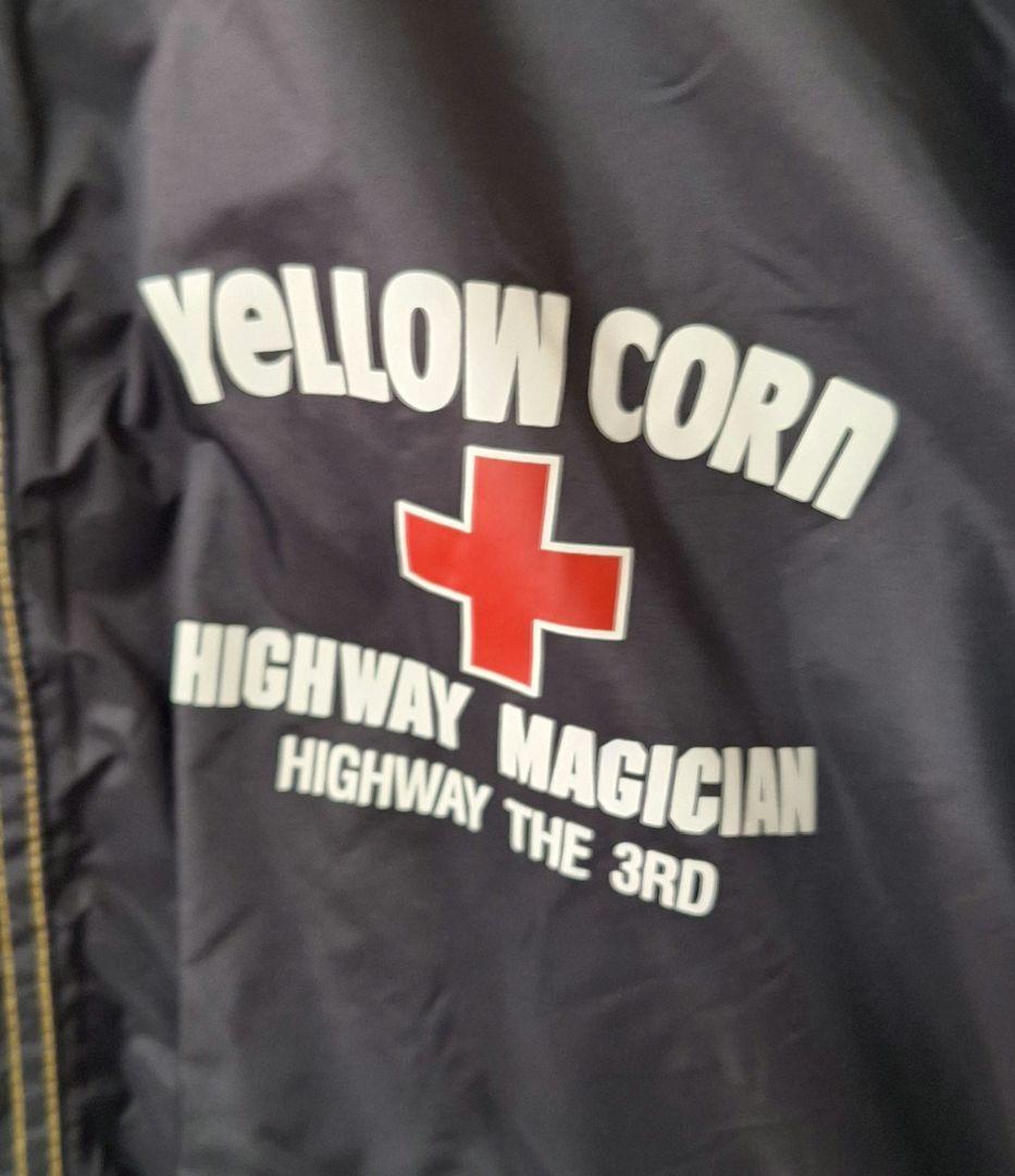 イエローコーン　バイク用雨具 レインウェア上下セット　袋付