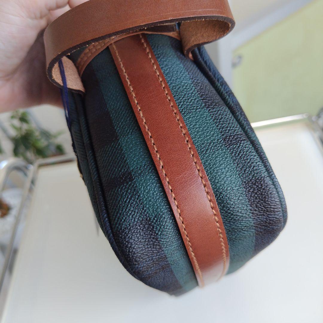 未使用タグ付き美品です！正規品ポロラルフローレン チェック クラッチバッグ