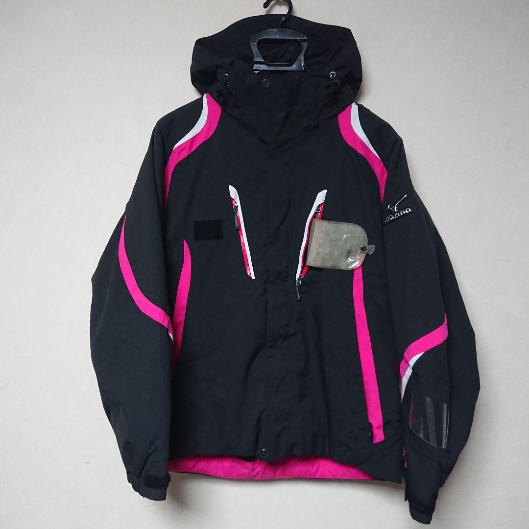 送料無料【MIZUNO】ブラックピンクスキージャケット M デモ