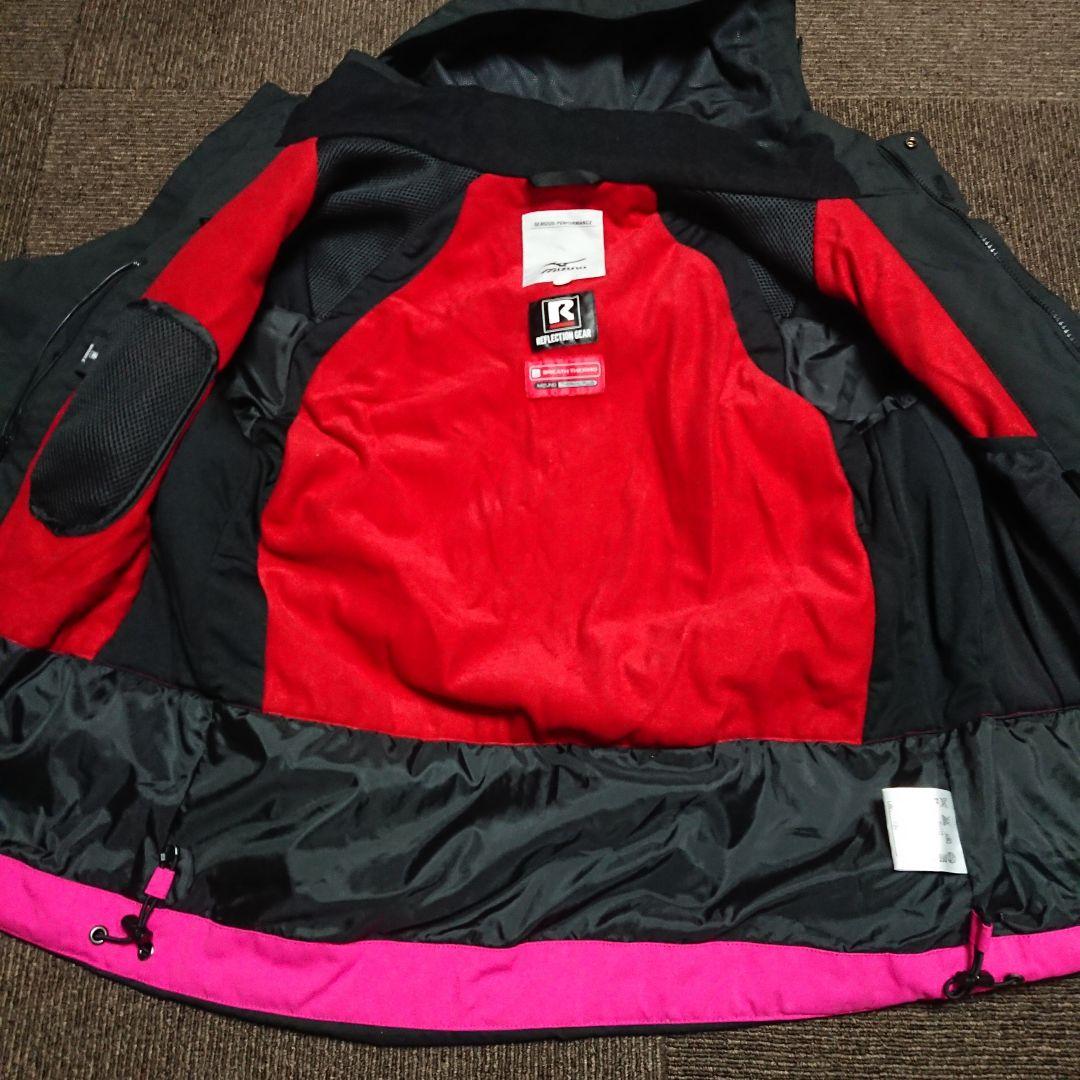 送料無料【MIZUNO】ブラックピンクスキージャケット M デモ