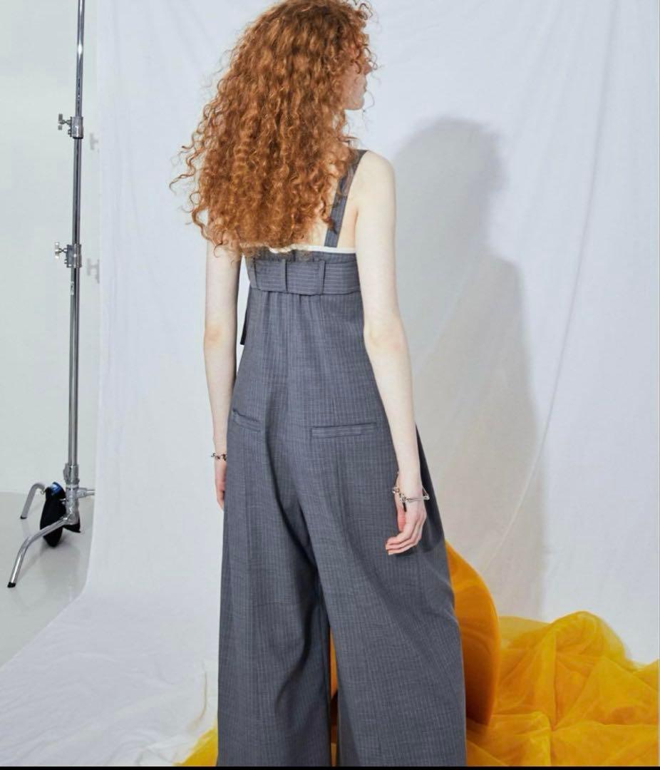 MaisonSpecialストライプベアオールインワン