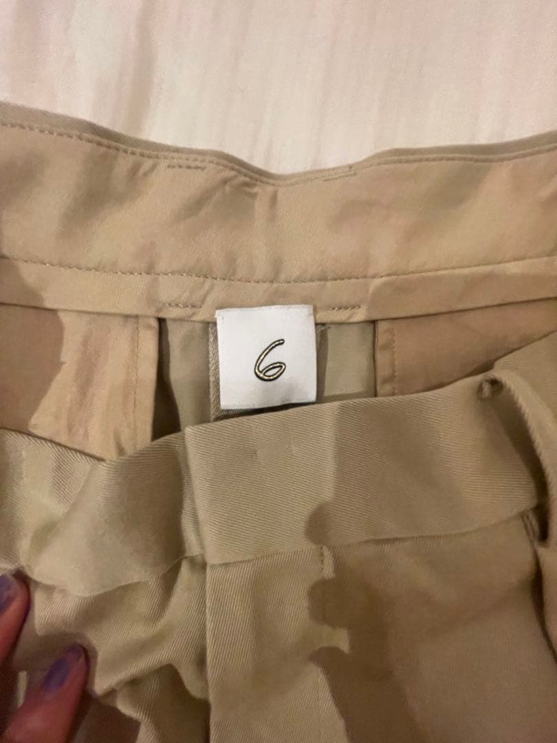 roku 6 コットンチノハーフパンツ