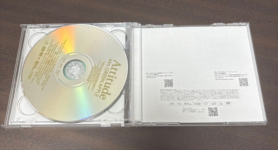 ミセスグリーンアップル　Attitude 初回限定版