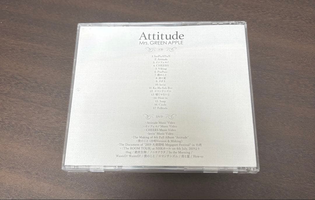 ミセスグリーンアップル　Attitude 初回限定版