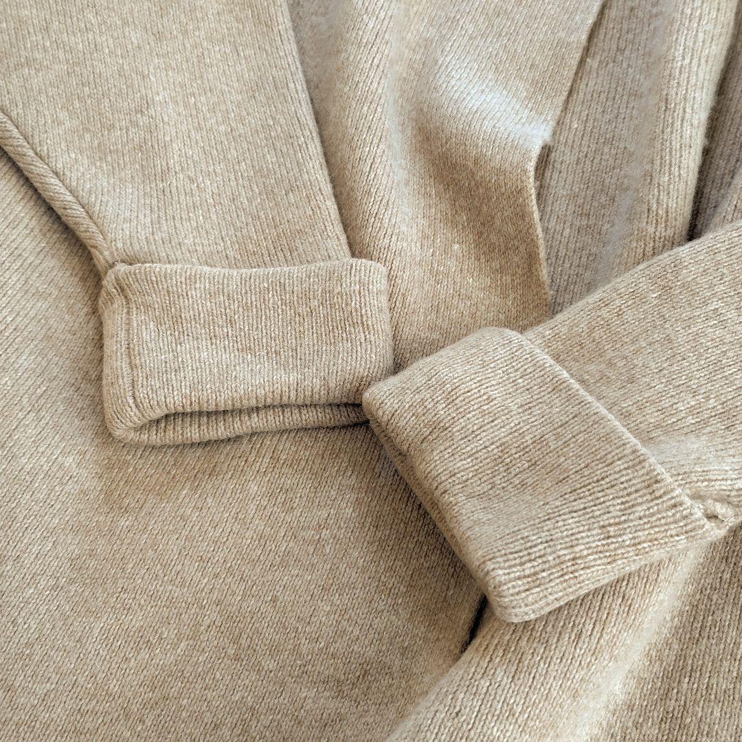 IENA イエナ ウールカシミヤニットガウンコート ベージュ フリーサイズ