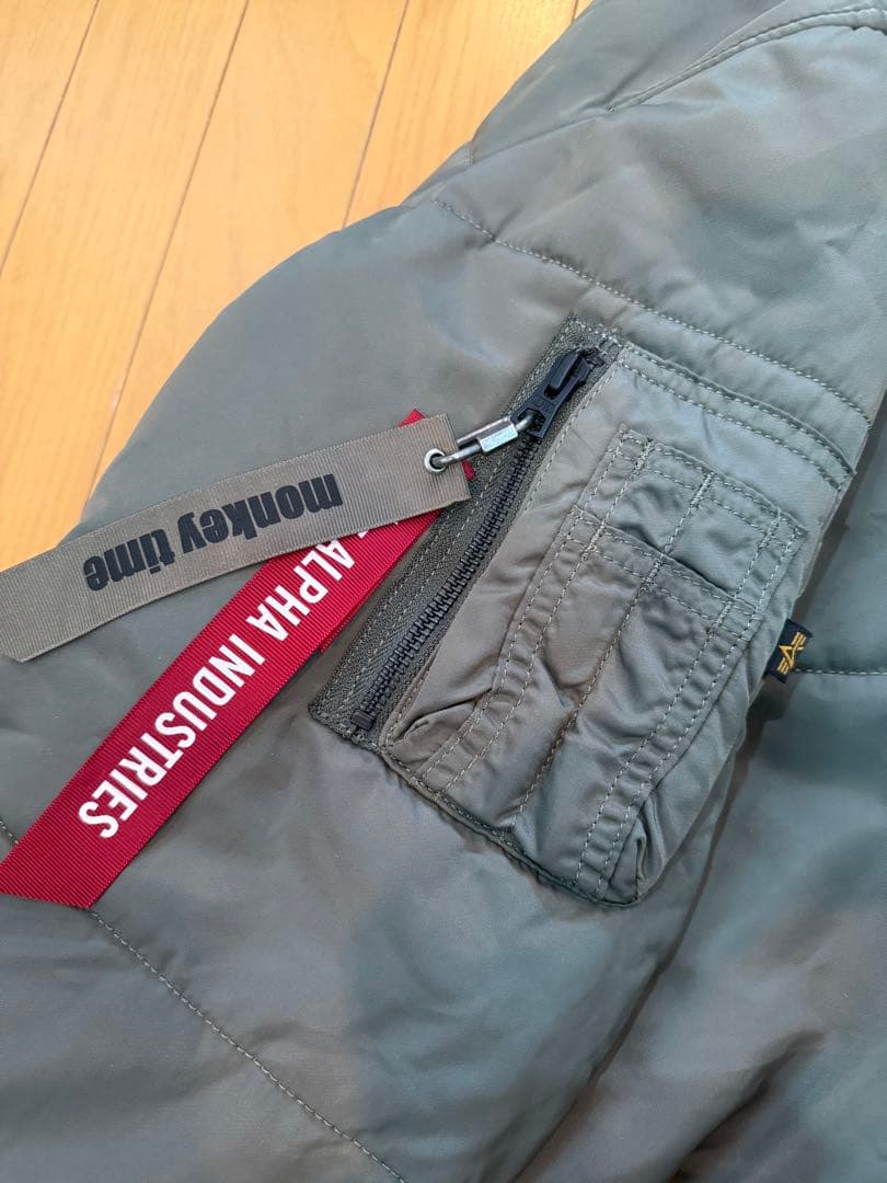 ALPHA INDUSTRIES×monkey time QLTD MA-1