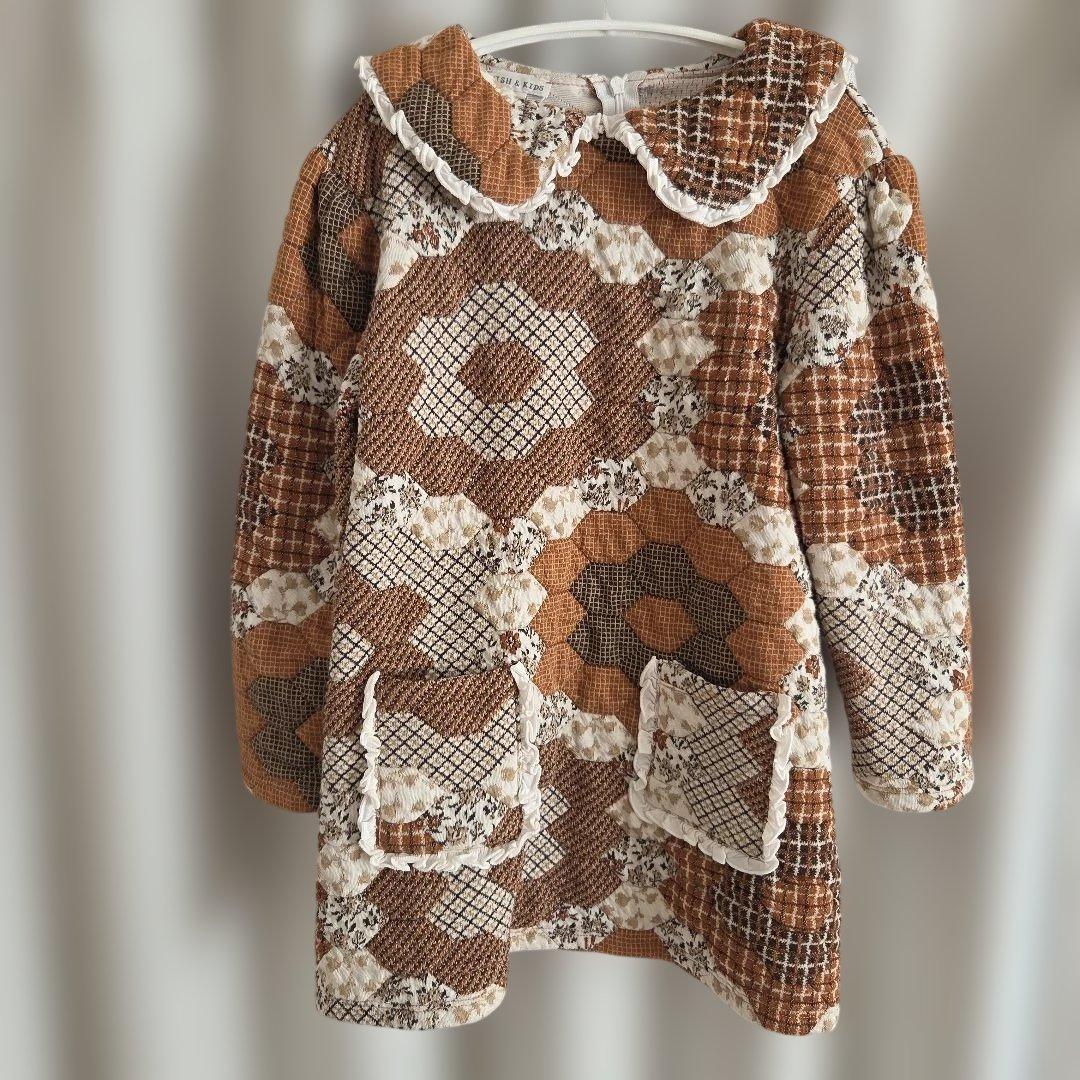 ワンピース FISH & KIDS PATCHWORK DRESS 4-5y