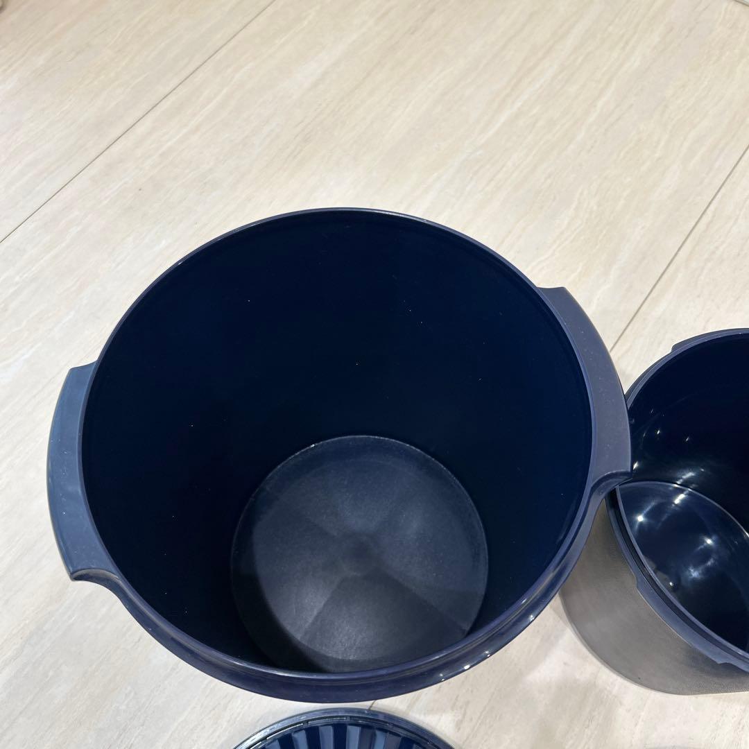 専用！最新タッパーウェア　マキシデコレーター 大と小二点セット　ブルー