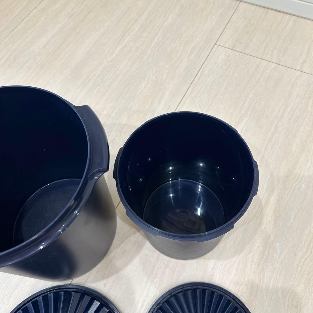 専用！最新タッパーウェア　マキシデコレーター 大と小二点セット　ブルー