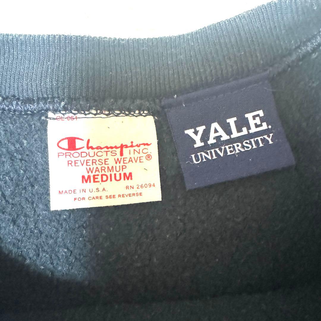Champion Yale ネイビー 赤タグ リバースウィーブ USA