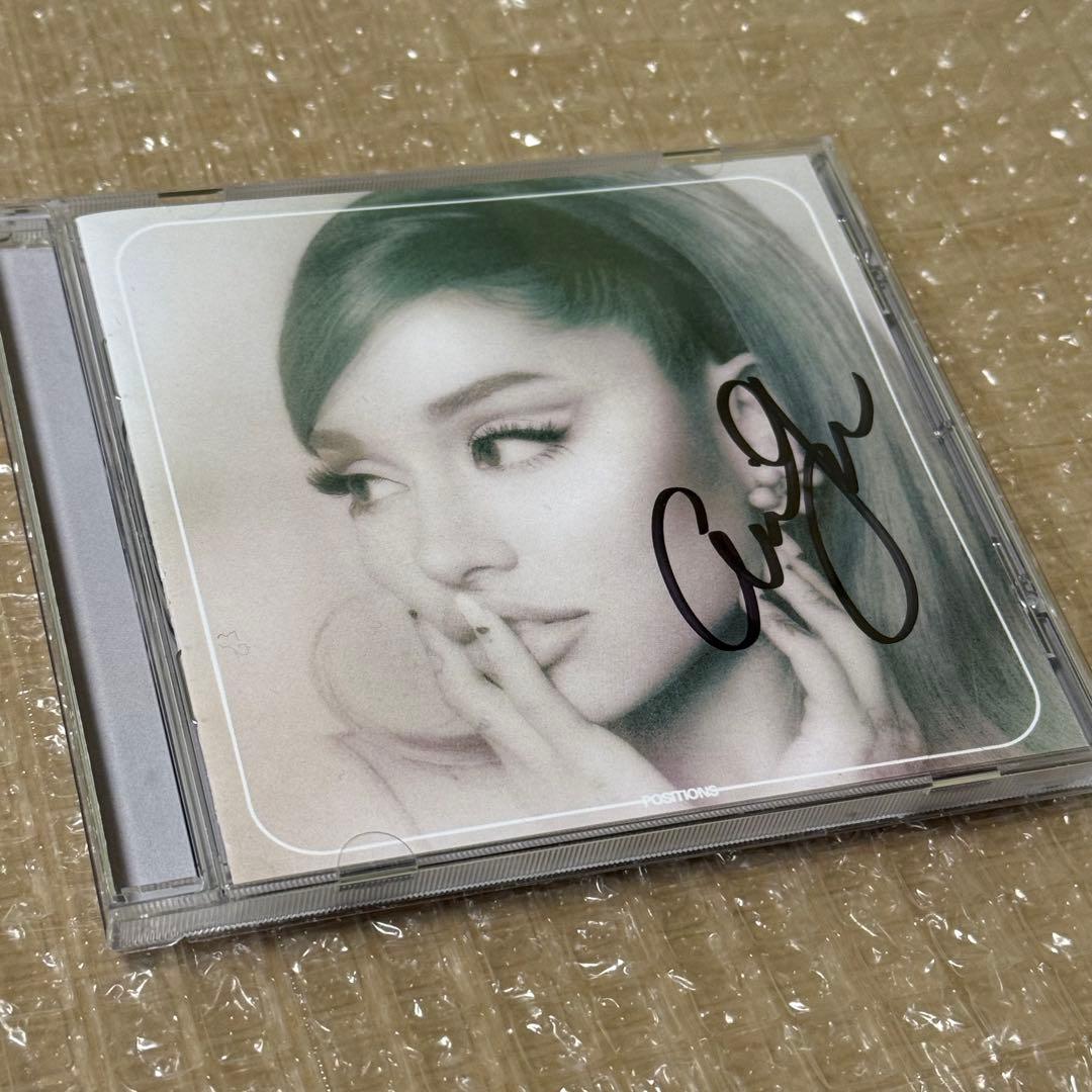 Ariana Grande 直筆サイン入り Positions Sined CD
