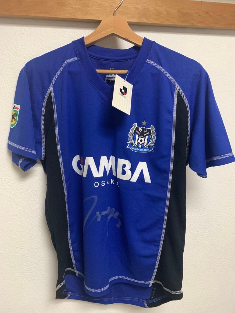 宮本恒靖選手　ガンバ大阪公式　サイン入りユニフォーム
