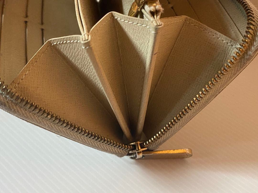 ヴィトン 財布 ジッピー アズール ダミエ ラウンドファスナー 長財布