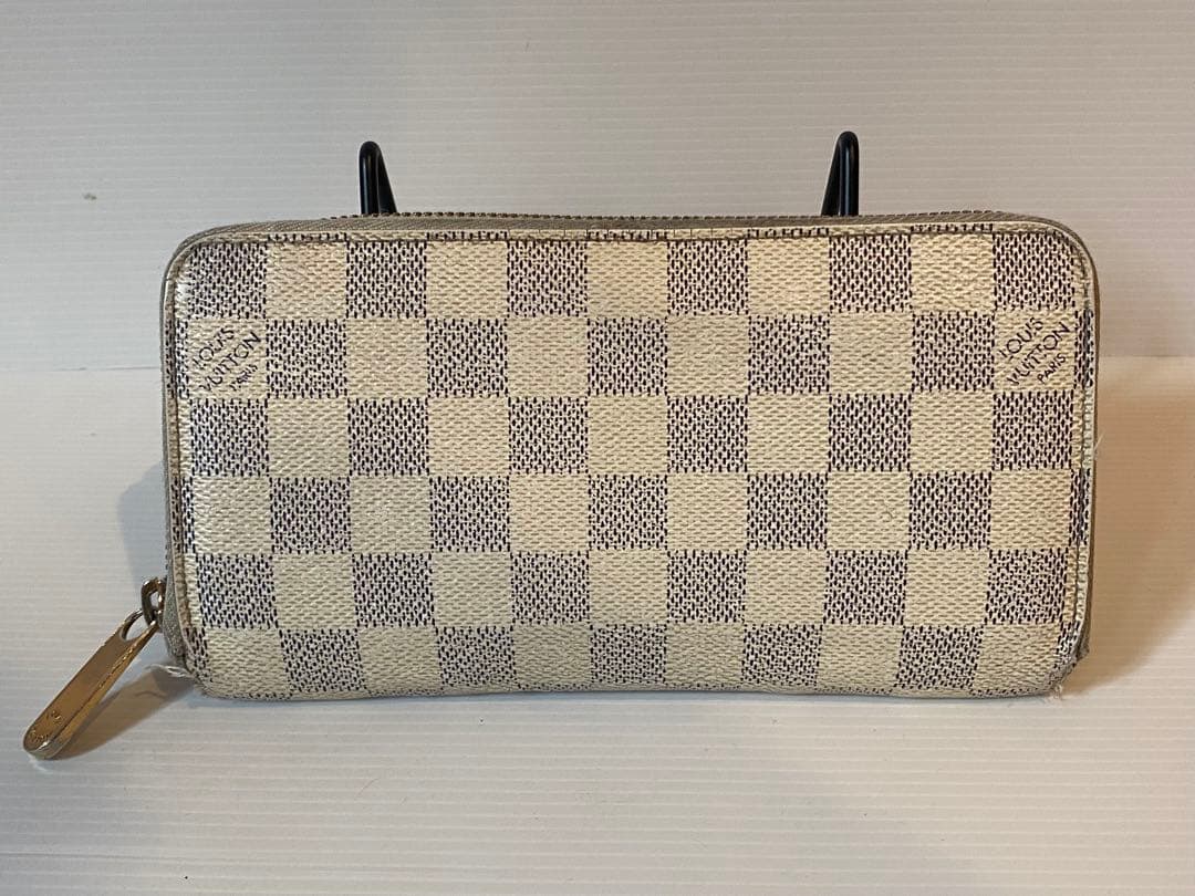 ヴィトン 財布 ジッピー アズール ダミエ ラウンドファスナー 長財布