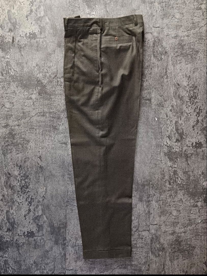 超圧倒的生地感！90s GIORGIO ARMANI ウールカシミヤ　スラックス