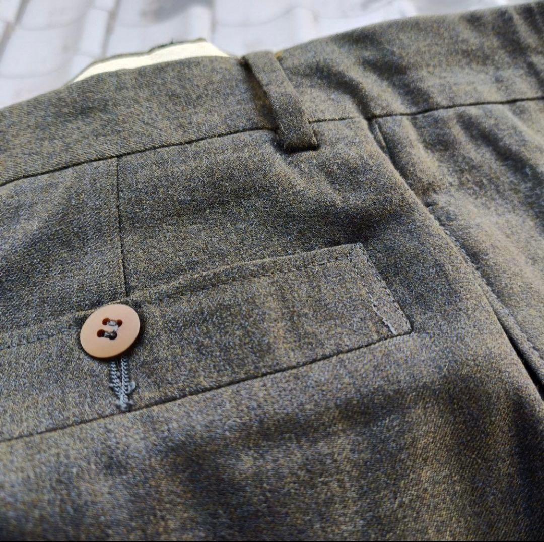 超圧倒的生地感！90s GIORGIO ARMANI ウールカシミヤ　スラックス